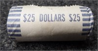 $25 Roll of Uncirculated Susan B. Anthony Dollars