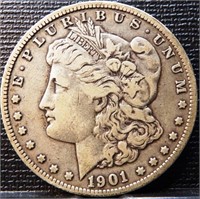 1901-O Morgan Silver Dollar Coin