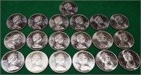 (19) 1965 Canada 90% Silver Dollar Coins