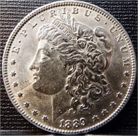 1889 Morgan Silver Dollar Coin