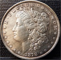 1878 Morgan Silver Dollar Coin
