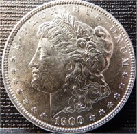 1900 Morgan Silver Dollar Coin