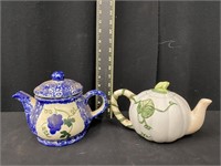 Pair of Decorative Teapots