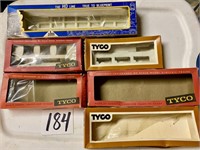 LOT OF TRAIN CAR BOXES  **BOXES ONLY**