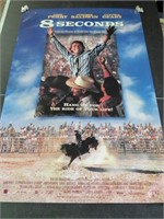 8 Seconds Movie Poster 40x27"