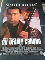On Deadly Ground Movie Poster 40x27"