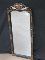 LACQUERED ORIENTAL WALL MIRROR