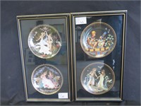 2 TWO IN 1 FRAMED WALL PLATES