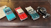 Franklin and Danbury Mint Replica Cars
