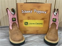 New! John Deere JD2185 Girls Boots size 12 med