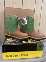 New! John Deere Boots JD3186 youth 4 med