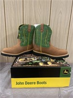 New! John Deere JD3186 5 medium youth Boots