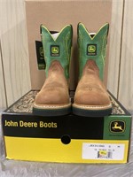 New! John Deere JD 3186 Youth 8 med boots