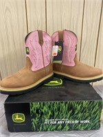 New! John Deere JD3185 youth 4.5 med boots