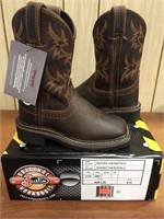 New Justin Boys Boots size 9 D model 4681JR