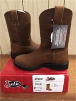 New Justin Boys Boots size 13 1/2 D model 4782C