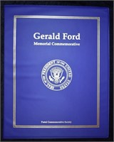 Gerald Ford Memorial Commemorative  Coin & Stamp