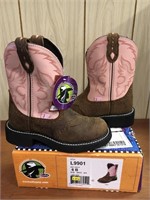 New Justin Ladies Boots size 6 B style L9901