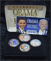 2008 Obama Biden Historic Election Coin Set