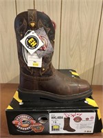 New Justin Ladies Work Boots Safety Toe size 7B