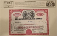 1964 Erie-Lackawanna Railroad Co Stock Certificate