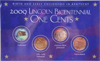 2009 Lincoln Bicentennial One Cent Set