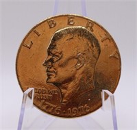 1976 Gold Plated Ike Dollar