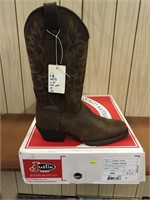 New Justin Mens Boots size 8 1/2 D style 2552