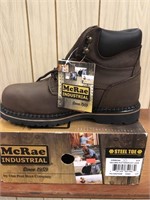 New McRae Industrial Mens steel toe Boots size 9M