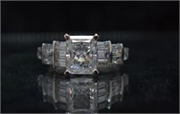 Sterling Silver Bella Luce Diamond Simulant Ring