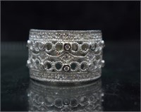 Royale Bella Luce Diamond Simulant Silver Ring