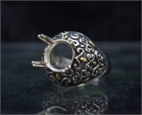 Sterling Silver Ring Mount
