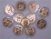 11 Pcs Quincy Adams Commemorative Dollars