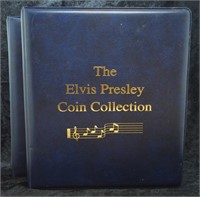 23 pcs. Elvis Presley Coin Collection w/ Binders