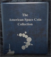4 pcs. Space Half Dollar Collection w/ Binder