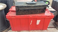 Red Box With Tools, Black Tool Box With Tools