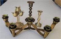 Assorted candle holders