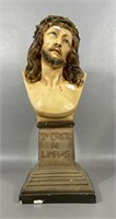 Vintage St. Cristo De Limpias Jesus Bust