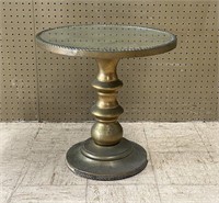 Vintage Pedestal End Table
