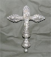 Early pewter religious cross
