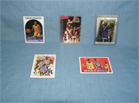Collection of vintage LA Lakers all star basketbal