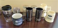 Miscellaneous mugs and glasses