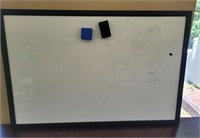 Dry erase board. 35"×23"