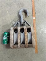 VTG 3-Wheel Block & Tackle Pulley