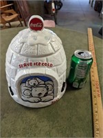 Coca-Cola Igloo Cookie Jar