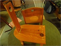 2 Small Wood chairs