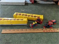 2 vintage boxes of Antique Toy Cars