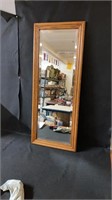 Oak Framed High Quality, Bevelled Mirror 42" Long