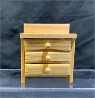 Dollhouse Furniture 3 Drawer Night Stand