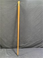 36" Heavy Duty Wood and Brass Cane